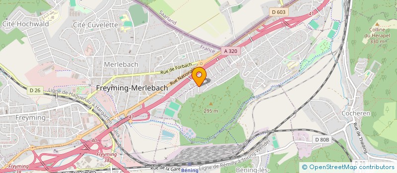 localisation de l'entreprise SDP IMMO  COCHEREN