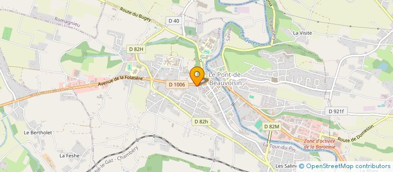 localisation de l'entreprise SDP PATRIMOINE  LE PONT-DE-BEAUVOISIN