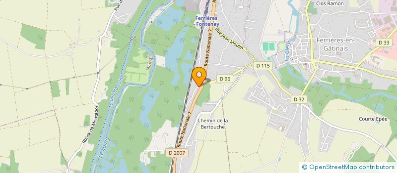 localisation de l'entreprise SDP PECHE FONTENAY SUR LOING ASSOCIATION L'ETANG DES SOURCES à FONTENAY-SUR-LOING