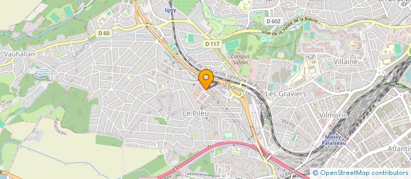 localisation de l'entreprise SDP PRODUCTION  IGNY