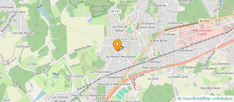 localisation de l'entreprise SDP VAL DE LOIRE  SAVONNIERES