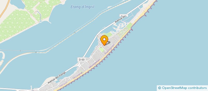 localisation de l'entreprise SDP1 à FRONTIGNAN