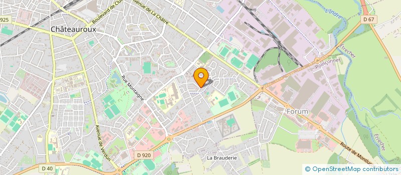 localisation de l'entreprise SDPA à CHATEAUROUX