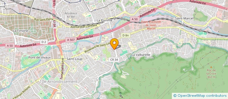 localisation de l'entreprise SDPA à AUBAGNE