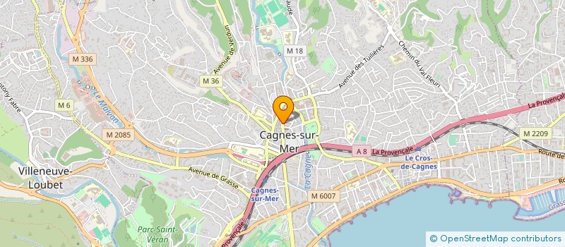 localisation de l'entreprise SDPA DIFFUS PRODUIT ALIMENTAIR à CAGNES-SUR-MER