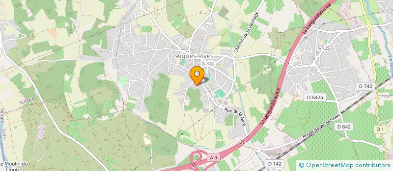 localisation de l'entreprise SDPC  AIGUES-VIVES