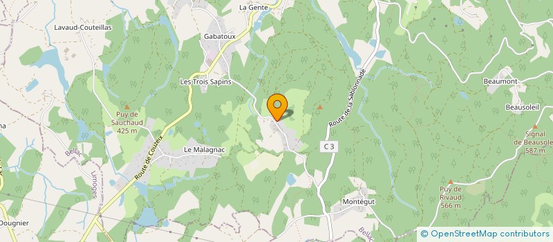 localisation de l'entreprise SDPL à COMPREIGNAC