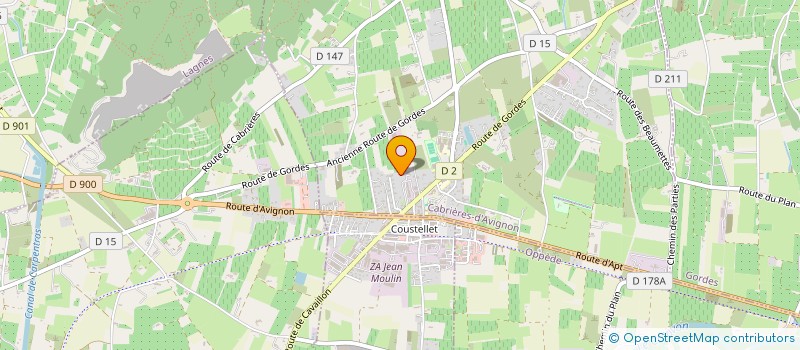 localisation de l'entreprise SDPRG  CABRIERES-D'AVIGNON