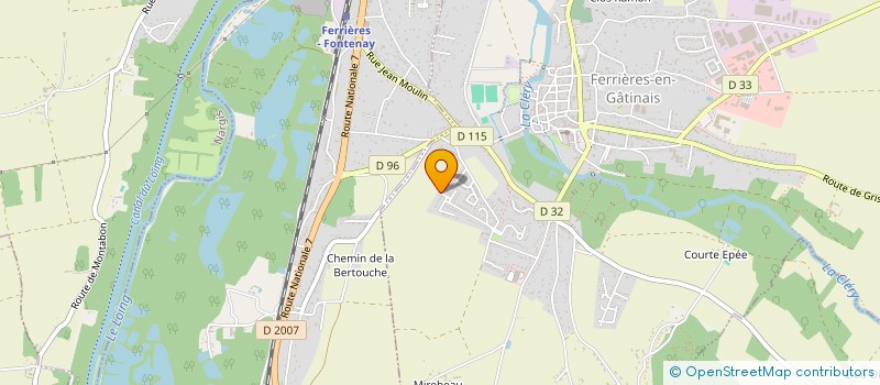 localisation de l'entreprise SDQM  FERRIERES-EN-GATINAIS