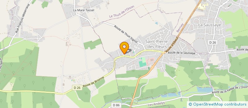 localisation de l'entreprise SDR  SAINT-PIERRE-DES-FLEURS