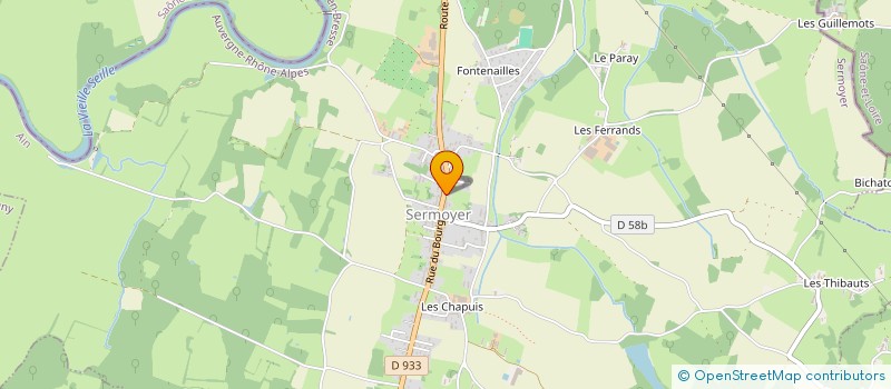 localisation de l'entreprise SDR  SERMOYER