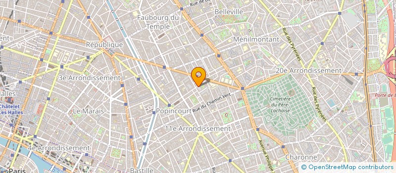 localisation de l'entreprise SDR ACCIDENTS à PARIS