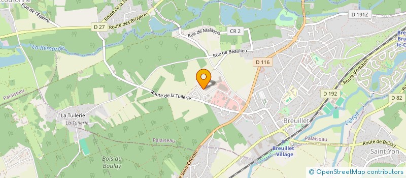 localisation de l'entreprise SDR CONCEPT à BREUILLET