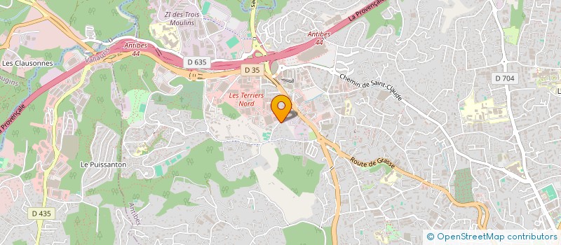 localisation de l'entreprise SDR IMPORT à ANTIBES