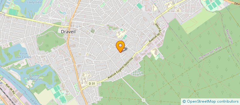 localisation de l'entreprise SDR INVEST à DRAVEIL