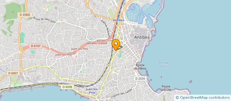 localisation de l'entreprise SDR SOCIETE DE DEPANNAGE RAPIDE à ANTIBES