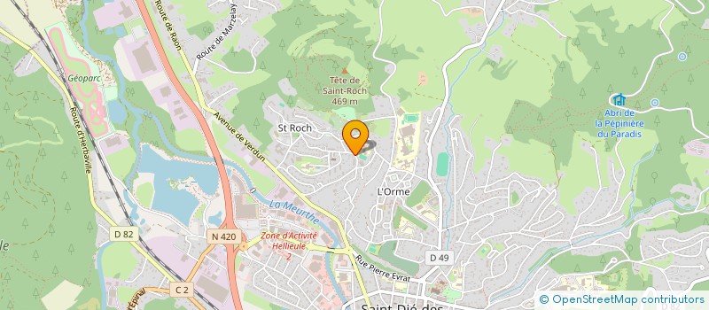 localisation de l'entreprise SDR SPORT ADAPTE  SAINT-DIE-DES-VOSGES