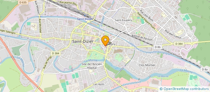 localisation de l'entreprise SDRA (SAINT-DIZIER RIDE ASSOCIATION) à SAINT-DIZIER