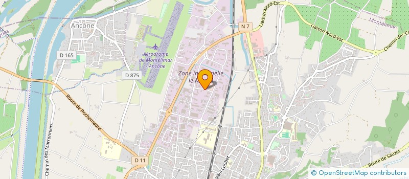 localisation de l'entreprise SDS à MONTELIMAR