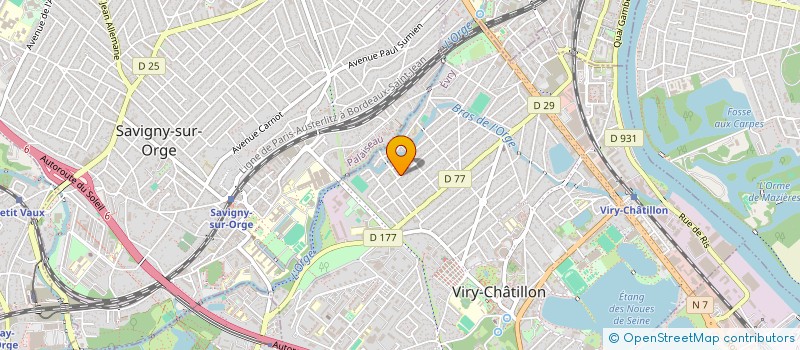 localisation de l'entreprise SDS à VIRY-CHATILLON