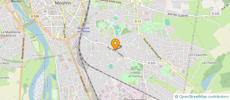 localisation de l'entreprise SDS  YZEURE