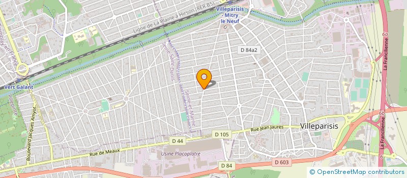 localisation de l'entreprise SDS  VILLEPARISIS