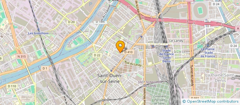 localisation de l'entreprise SDS à SAINT-OUEN-SUR-SEINE