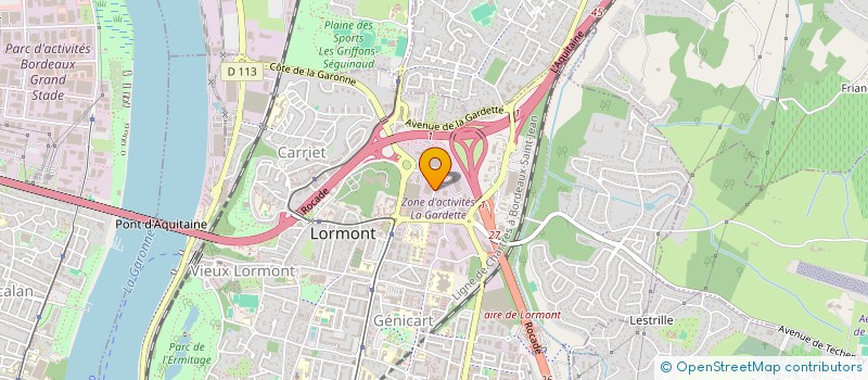 localisation de l'entreprise SDS  MERIGNAC