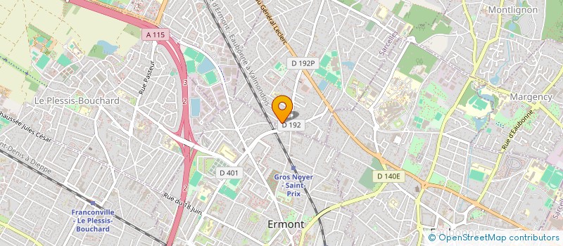 localisation de l'entreprise SDS à SAINT-PRIX