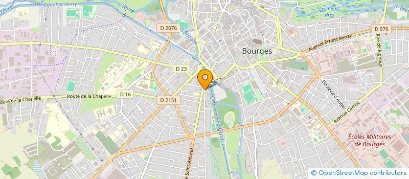 localisation de l'entreprise SDS  BOURGES