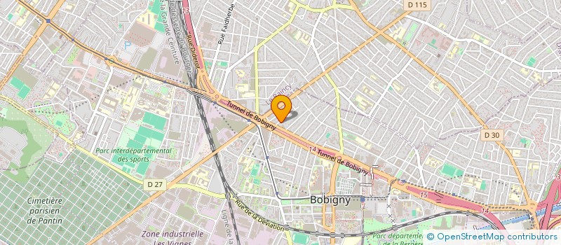 localisation de l'entreprise SDS BATI à BOBIGNY