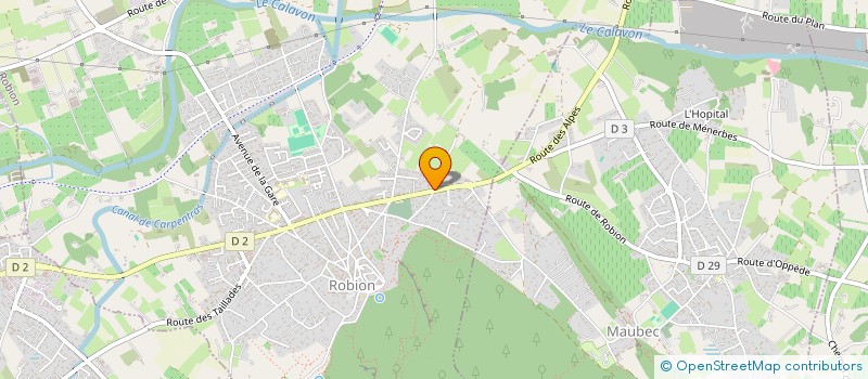 localisation de l'entreprise SDS DIFFUSION  ROBION