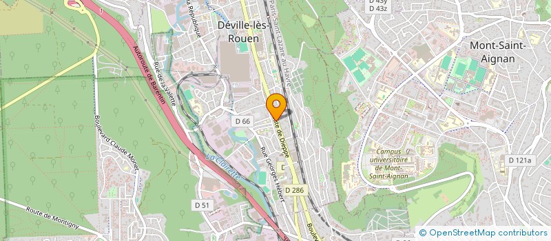 localisation de l'entreprise SDS ELECTRICITE à DEVILLE-LES-ROUEN