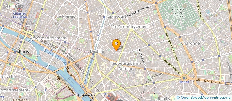 localisation de l'entreprise SDS EUROGRAH à PARIS