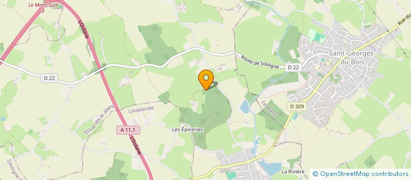 localisation de l'entreprise SDS FINANCE  ETIVAL-LES-LE-MANS