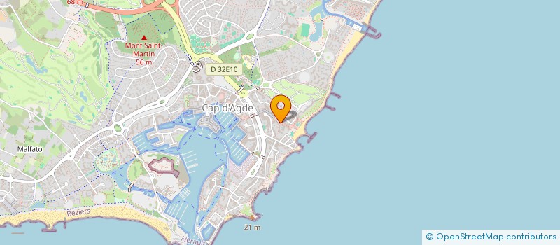 localisation de l'entreprise SDS FLANERIE  AGDE