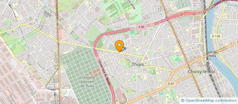 localisation de l'entreprise SDS FUNERAIRES à THIAIS