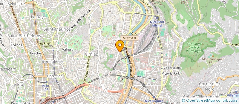 localisation de l'entreprise SDS IMMO à NICE