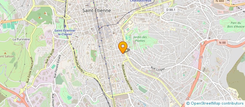 localisation de l'entreprise SDS SPORTS ACCESSOIRES à SAINT-ETIENNE
