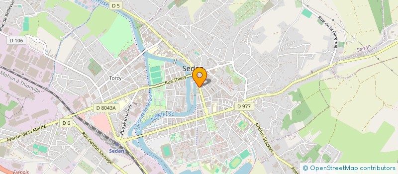 localisation de l'entreprise SDSL  SEDAN