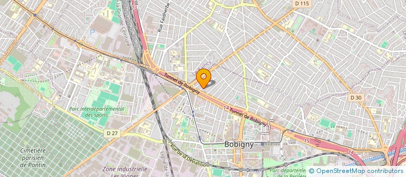 localisation de l'entreprise SDSM  BOBIGNY