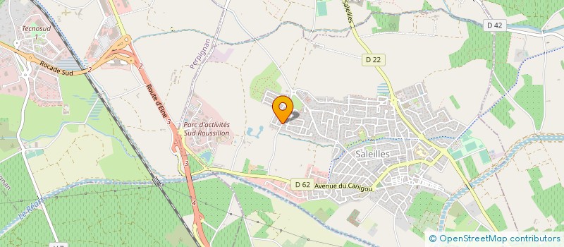 localisation de l'entreprise SDSP à SALEILLES