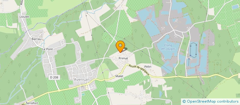 localisation de l'entreprise SDSQ CREATIONS  AVENSAN