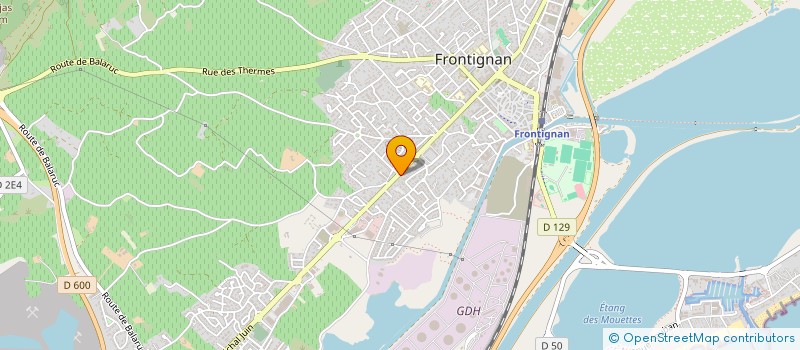 localisation de l'entreprise SDSV à FRONTIGNAN