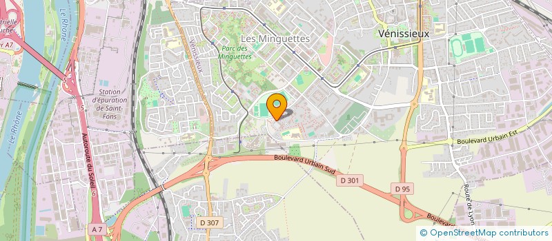 localisation de l'entreprise SDT à VENISSIEUX