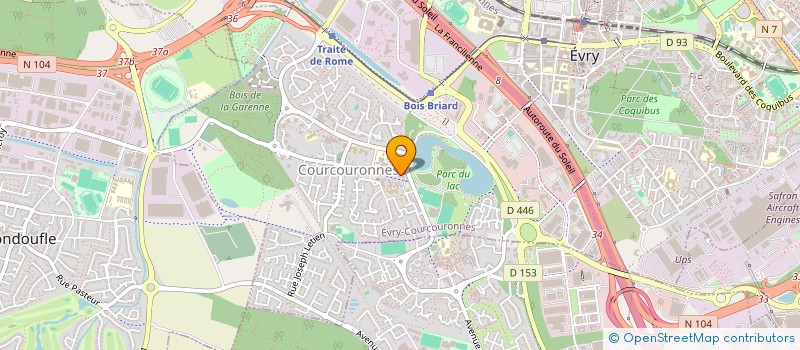 localisation de l'entreprise SDT CONSULTING  EVRY-COURCOURONNES