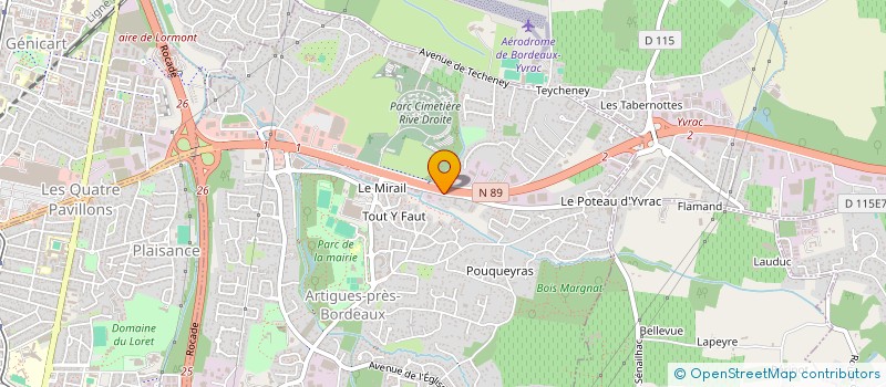 localisation de l'entreprise SDT IMMO  ARTIGUES-PRES-BORDEAUX