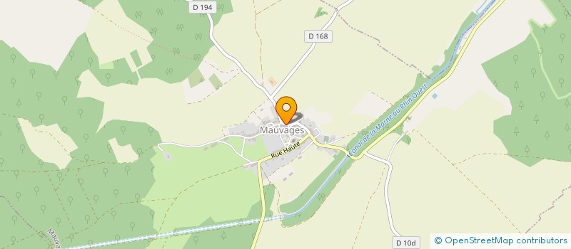 localisation de l'entreprise SDT INVEST à MAUVAGES