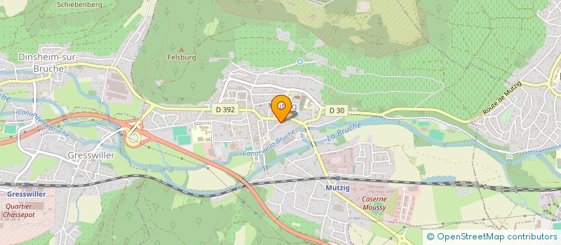 localisation de l'entreprise SDT PATRIMOINE  MUTZIG