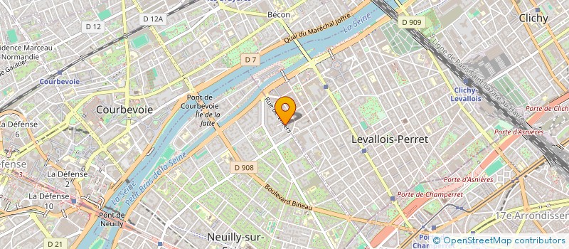 localisation de l'entreprise SDT QUENTINVEST à NEUILLY-SUR-SEINE